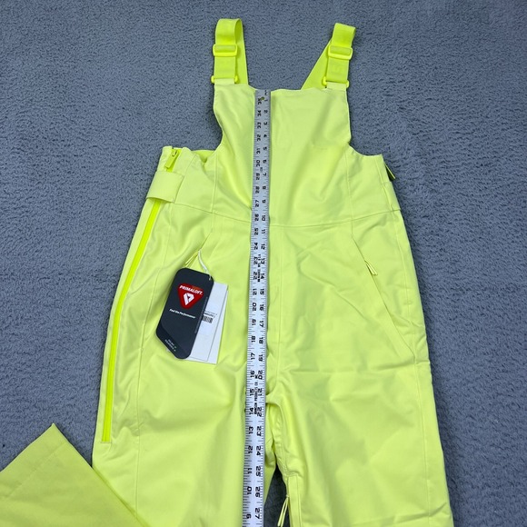 New Halfdays Women's Carson Bib Pant in Granita Size M/SHORT Neon Snow Pants - Picture 6 of 15